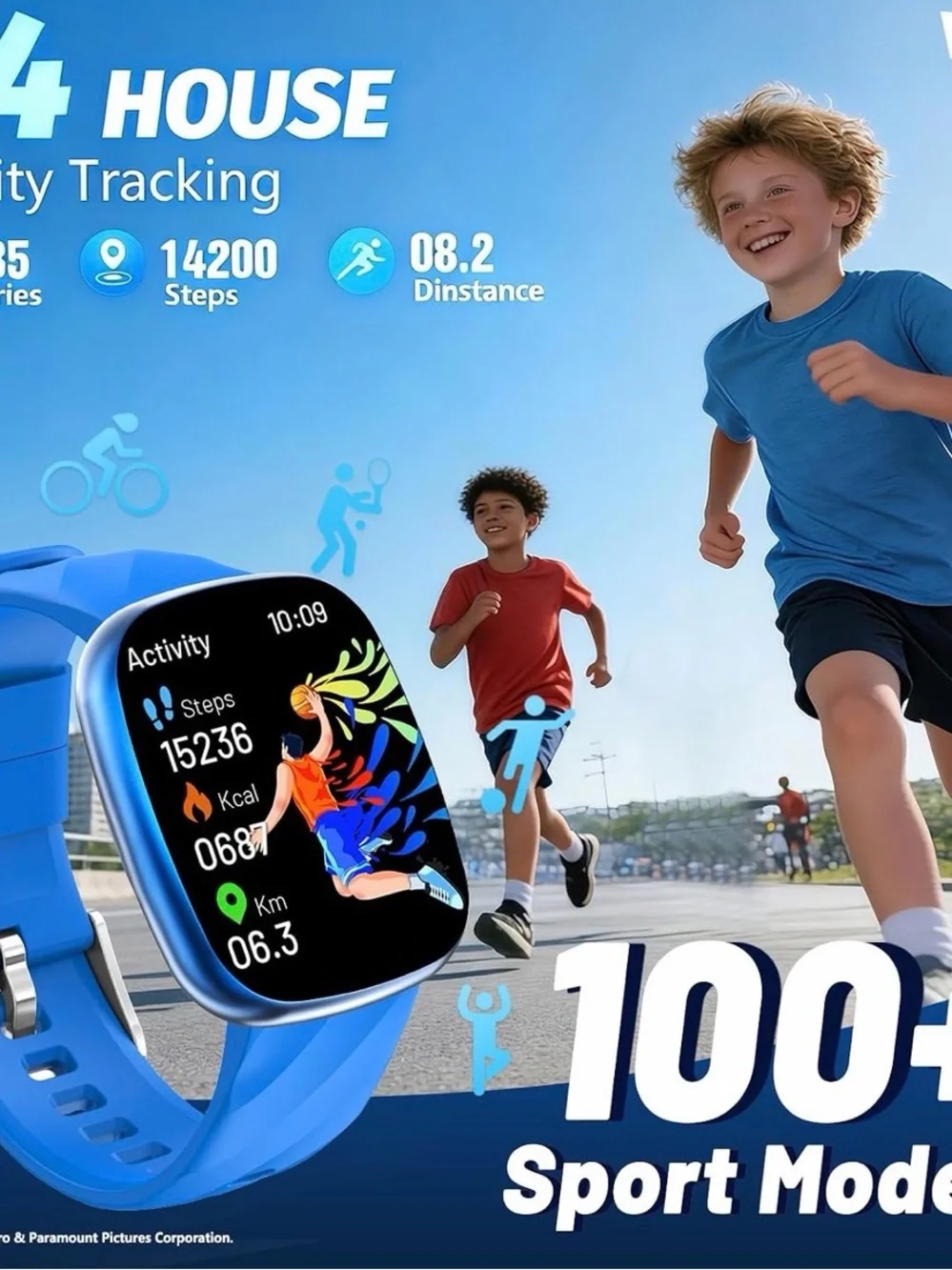 Transformers Kids Smart Watch for Boys & Girls,1.78